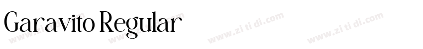 Garavito Regular字体转换 Garavito Regular字体转换